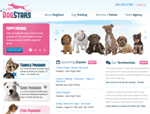 Tablet Screenshot of dogstars.ca